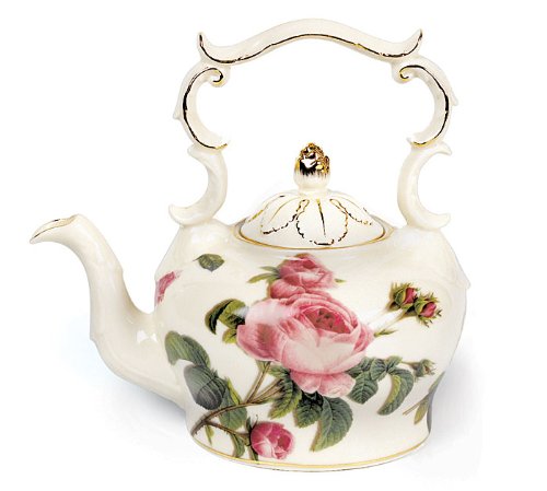 Best Cheap Porcelain Teapot With Delicate Rose Design For Teas And Fine Dining Pleasure
