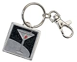 Black Martini Key Chain