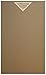 50 Sheets Chipboard 20pt (point) 8.5 X 14 Inches Light Weight Legal Size .020 Caliper Thick Cardboard Craft|Ship Brown Kraft Paper Board