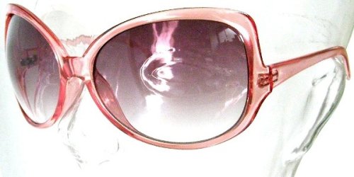 ◆デカフレーム◆バタフライ系サングラス　pink/smokeH