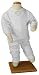 Boys 100% Cotton Knit Two Piece White Christening Baptism Outfit, 09