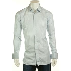 Ermenegildo Zegna Multi-Striped French Cuff Comfort Fit Dress Shirt, Size 16.5 X 42