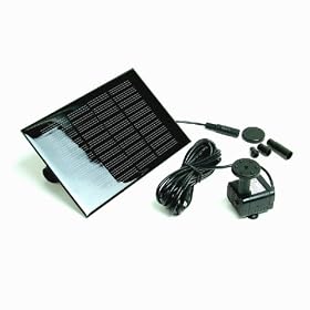 Instapark 5 Head Solar Pump Garden Fountain Pond Water Feature