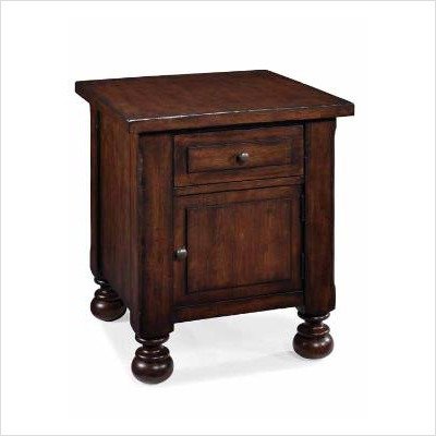 Magnussen T1678-10 Lewiston Chestnut Finish Wood Storage End Table