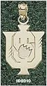 Idaho State Bengals 14KT Gold "ISU" Interlocked Pendant