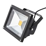 20W Warm White Flood Light with Plug