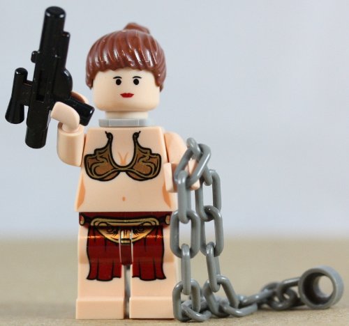 Buy LEGO Slave Leia with Neck Bracket and Chain Best Price.