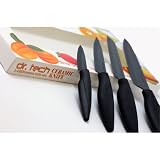 dr. Tech 4-pc Black Knife Set