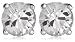 Fred Bennett Mens E2657C Clear Crystal Studs