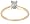 10k Yellow Gold Princess Cut Solitaire Diamond Engagement Ring (1/3 ct, J-K Color, I2-I3 Clarity), Size 7