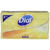 Dial Bar Gold Antibacterial Deodorant Soap, 4 oz ea 8 ct