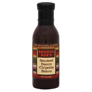 Bronco Bobs, Sauce Chipotle Smoked Bacon, 15.25-Ounce (6 Pack) by 