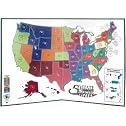 Littleton 50 State Quarter Display Map Folder