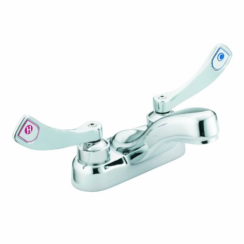 Moen 8215 M-Dura Two-Handle Lavatory Faucet, Chrome