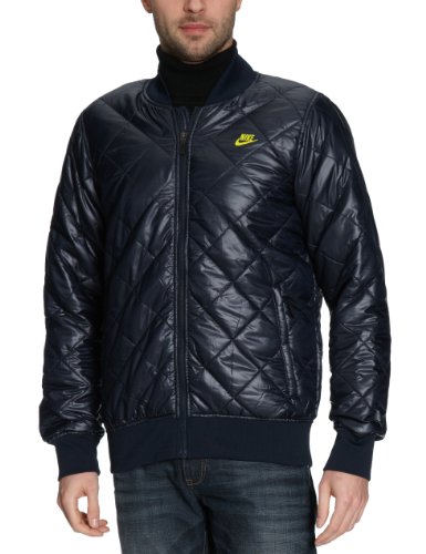 NIKE Herren Jacke Base Camp, dkobsid/volt, L, 419011-452