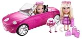 Barbie Mini B Convertible Sport car and Doll