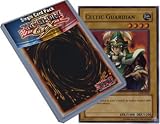 1 Deckboosters Yu Gi Oh : LOB-E005 Unlimited Edition Celtic Guardian Super Rare Card - ( Blue-Eyes White Dragon Yu-Gi-Oh! Single Card )