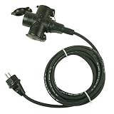 DEMA Vollgummi-Hängekupplung 3-fach 230V H07RN (4,5m)