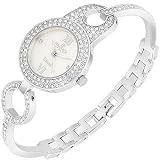 Haurex Tennis - Ladies' Swarovski Jeweled Bracelet Dress Watch by Haurex