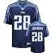 Chris Johnson Jersey: Reebok Navy Replica #28 Tennessee Titans Jersey SZ L (50)