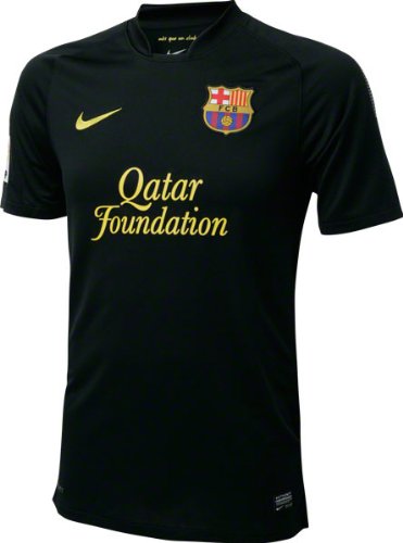 FC Barcelona Black Nike Replica Away Jersey