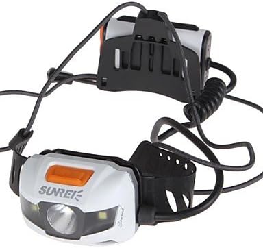 Lanmei Cycling 220 Lumens 1 x XTE R3 LED &amp; 2 x ML-E LED Multi-function Motile Headlamp (2 x AA White)