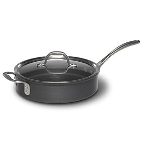 Calphalon 3-qt. Commercial Hard-Anodized Saute Pan. 
