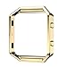 SuperSoldier Fitbit Blaze Accessories/Frame, Stainless Steel Metal, Gold, 1 Count
