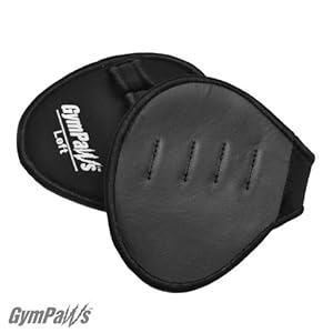 Gym Glove Alternative | Leather - Neoprene Weightlifting Grips | Mens Workout Gloves | Womens Workout Gloves (BLACK)