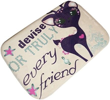 SuperMagic Funny Words Designer Baby Kid's Living Room Beauty Deerlet Door Mats Anti Slip Absorbent Flannel Area Rugs Carpet
