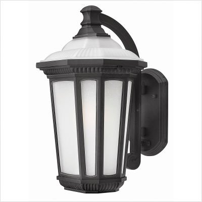 Park Ridge Outdoor Wall Lantern in Museum Black with Energy Saving Options Bulb Type: Standard, Size: Large