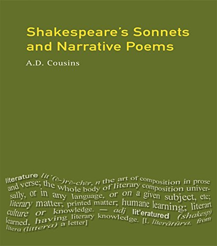 Shakespeare's Sonnets and Narrative Poems (Longman Medieval and Renaissance Library)