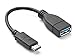Type-C USB 3.1 OTG Cable, KuGi USB 3.1 Type-C male to USB 3.0 A Female OTG Host Cable (USB 3.1 OTG, Black)