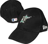 New Era Florida Marlins AC Knit Cap (Black)