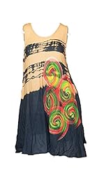 Cotton Sleeveless Tank Summer Mini Dress  with a Brush/Sweep Train 