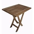 Ambientehome 62855 Balkon Klapptisch eckig, ca. 70 x 71 x 50 cm, Teak