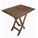 Ambientehome 62855 Balkon Klapptisch eckig, ca. 70 x 71 x 50 cm, Teak