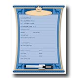 Royal Petigree Dog Magnetic Pet Sitter Instruction Pad with Pen