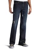 7 For All Mankind Men's Boot Cut with Unraveled Squiggle