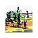 35 piece Revolutionary War Plastic Army Men 65mm Soldier Figure Toy Set