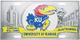 Kansas Jayhawks College Collector's Plate