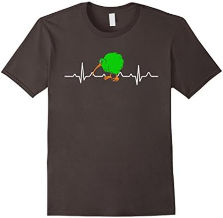 Men's Kiwi Bird Shirt - Kiwi Bird In My Heart Shirt XL Asphalt