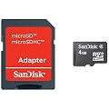 SanDisk GSM micro SD HC 4GB (original Handelsverpackung)