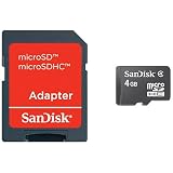 SanDisk GSM micro SD HC 4GB (original Handelsverpackung)von "SanDisk"