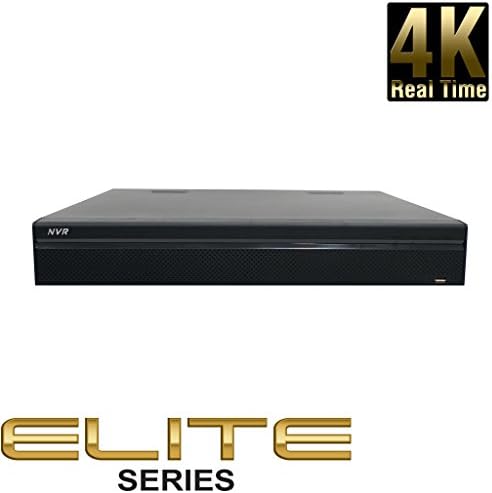 32 Channel Ultra HD 4K NVR - 16 ports of built-in PoE (Power over Ethernet) - 12MP Max Res - NO HARD DRIVE