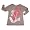 Junk Food - Girls Long Sleeve Thermal Free Love Tee Shirt, Taupe, Rose (Size 6X)