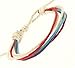Neptune Giftware Mens Surf Surfer Style Multi Coloured Cord Wristband Bracelet - 72