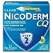 Clear Nicoderm CQ 21 mg Nicotine Patch Smoking Cessation - Step 2 - 21 Patches (3 Week Kit) - 2 Pack - Total 42 Paches