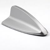 Silver Tone Car Roof Shark Fin Antenna Trim for Honda Civic Insight Accord Crosstour Coupe Fit Crosstour Pilot CR-V Element Ridgeline CRX