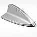 Removable 3M Stick On Decorative Silver Tone Car Roof Shark Fin Antenna Trim For Lexus CT Hybrid HS Hybrid RX Hybrid GS Hybrid LS SC Isuzu Rodeo Trooper Amigo Hombre Axiom Crossover